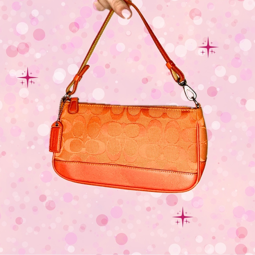 SOLD 🍊🧡 RARE Vintage Y2K Coach Demi Purse - Orange 🧡🍊